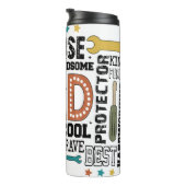 Dad Fathers Day Thermosbeker (Geroteerd rechts)