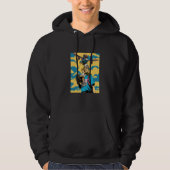 Dad Flying Drones Retro Pop Drone Pilot 2 Hoodie (Voorkant)
