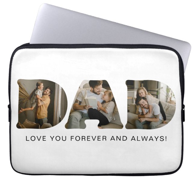 DAD-fotoletters Laptop Sleeve (Voorkant)
