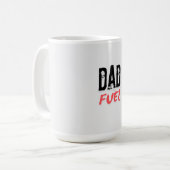 Dad Fuel - Funny Coffee Mok voor Vaderdag (Voorkant links)