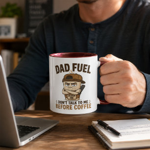 Dad Fuel Niet Praten Voor Koffie Bourgogne Mok