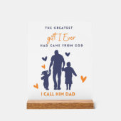 Dad Gift-Inspirational Fathers Day Quote (Recto)