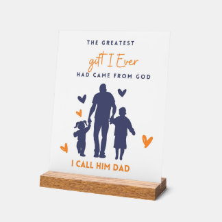 Dad Gift-Inspirational Fathers Day Quote