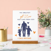 Dad Gift-Inspirational Fathers Day Quote (Mariage)