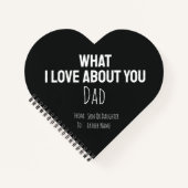 Dad Gifts Modern Father Unique Keepsake For Him Notitieboek (Voorkant)