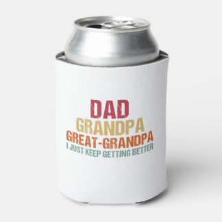 Dad Grandpa Great Grandpa Fathers Day Blikjeskoeler