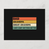 Dad Grandpa Great Grandpa Fathers Day