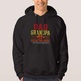 Dad Grandpa Great Grandpa Fathers Day From Grandki Hoodie