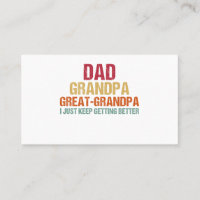 Dad Grandpa Great Grandpa Fathers Day
