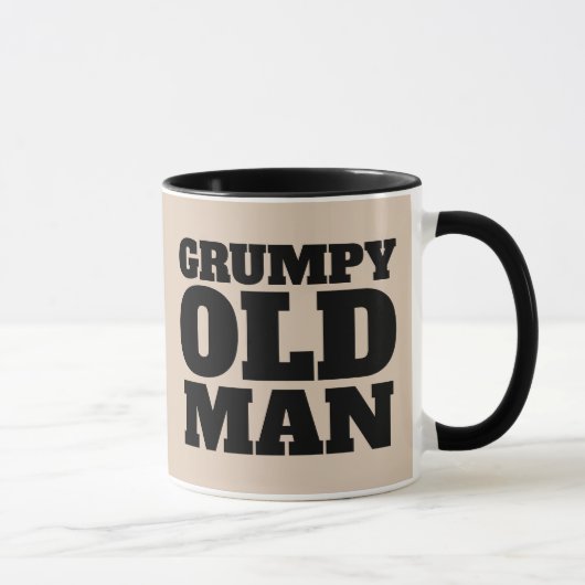 DAD GRANDPA GRUMPY OLD MAN COFFEE MOK (Rechts)