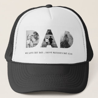 DAD Happy Fathers Day Photo Trucker Pet