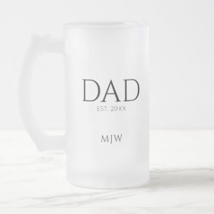 DAD heeft Monogram-Initiaal vastgesteld Matglas Bierpul
