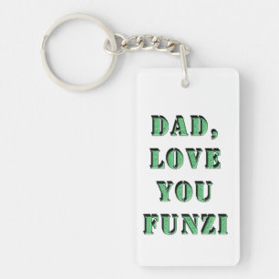 DAD, hou van je FUNZI 2 Sleutelhanger