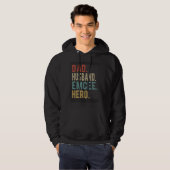 Dad Husband Emcee Hero Hoodie (Voorkant volledig)