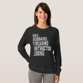Dad Husband firearms instructor Legend T-shirt (Voorkant volledig)