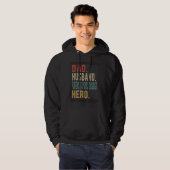 Dad Husband Forensic Psychologist Hero Hoodie (Voorkant volledig)