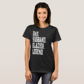 Dad Husband Glazier Legend T-shirt (Voorkant volledig)