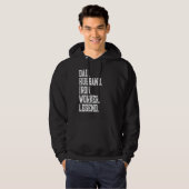 Dad Husband Iron Worker Legend Hoodie (Voorkant volledig)