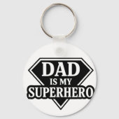 Dad is my superhero sleutelhanger (Voorkant)