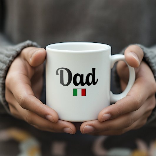 Dad Italian Flag Mug