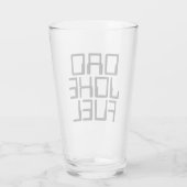 Dad Joke Fuel - Modern Tech Gift voor vader Glas (Achterkant)