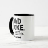 Dad Joke Loading gepersonaliseerd Mok (Voorkant links)