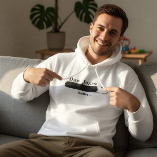 "Dad Joke Loading" Grappige nieuwe vader hoodie