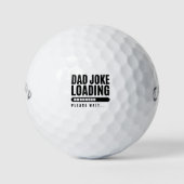 'Dad Joke Loading' Humor Funny Lighthearted  Golfballen (Voorkant)