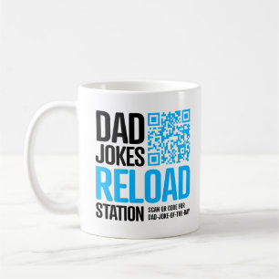 Dad Joke Mok met QR-code - Elke dag een nieuwe gra