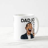 Dad Joke Mug with Daily QR Code – Endless Dad Joke (Devant droit)