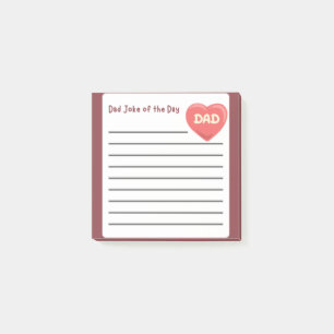 Dad Joke of the Day" Vaderdag Post-it Opmerking Post-it® Notes