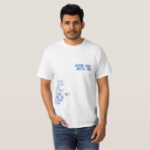DAD JOKES 101 Vaderdag BLUE FUNNY GUY T-shirt (Voorkant volledig)