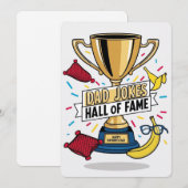 Dad Jokes Hall of Fame - Vaderdag Kaart (Voorkant / Achterkant)