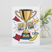 Dad Jokes Hall of Fame - Vaderdag Kaart (Staand voorkant)