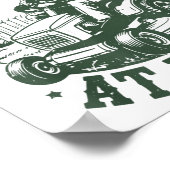 Dad Lawn Mower We Ride At Dawn Funny Mowing Gift G Poster (Hoek)