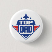Dad Legend Man Ronde Button 3,2 Cm (Voorkant)