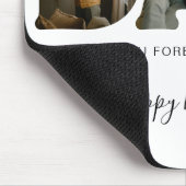 DAD Letter Photo Collage Birthday Mouse Pad Muismat (Hoek)