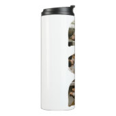 DAD Letter Photo Collage Vaderdag Thermosbeker (Gedraaid links)