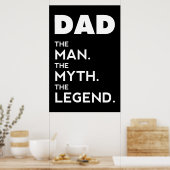 DAD, L'Homme, Le Mythe, La Légende, affiche de pap (Cuisine)