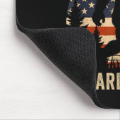 Dad Like Me Is Hard To Find Bigfoot Usa Flag Funny Muismat (Hoek)