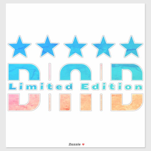 Dad Limited Edition Sticker (Vel)