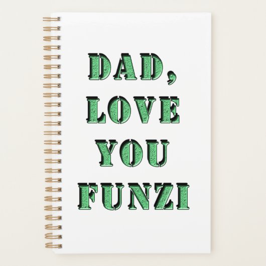 DAD, LOVE YOU FUNZI 2 PLANNER (Voorkant)