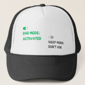 Dad Mode en Slaapstand Trucker Pet (Voorkant)