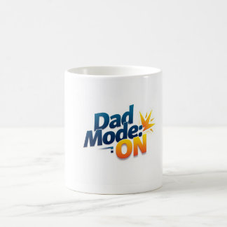 Dad Mode ON Coffee Mok – Grappig Vaderdag cadeau