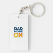 Dad Mode ON Sleutelhanger - klein grappig cadeau v (achterkant)