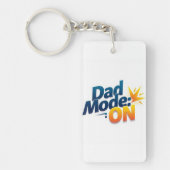 Dad Mode ON Sleutelhanger - klein grappig cadeau v (Voorkant)