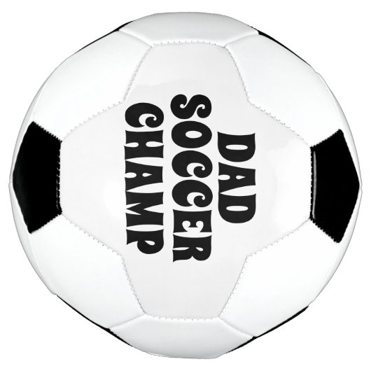 Dad Name Champ Soccer Ball (Tourné)