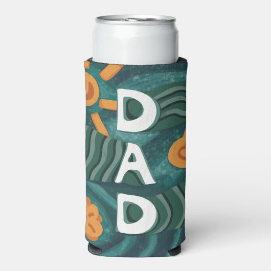Dad - Nationale Papa Appreciation Day Groen (Seltzer Voorkant)