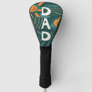 Dad - Nationale Papa Appreciation Day Groen Golfheadcover
