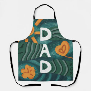 Dad - Nationale Papa Appreciation Day Groen Schort